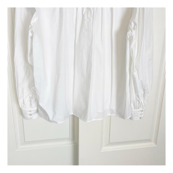 RIXO Lila Embroidered Floral Collar L/S Button Down Shirt - Picture 7 of 11